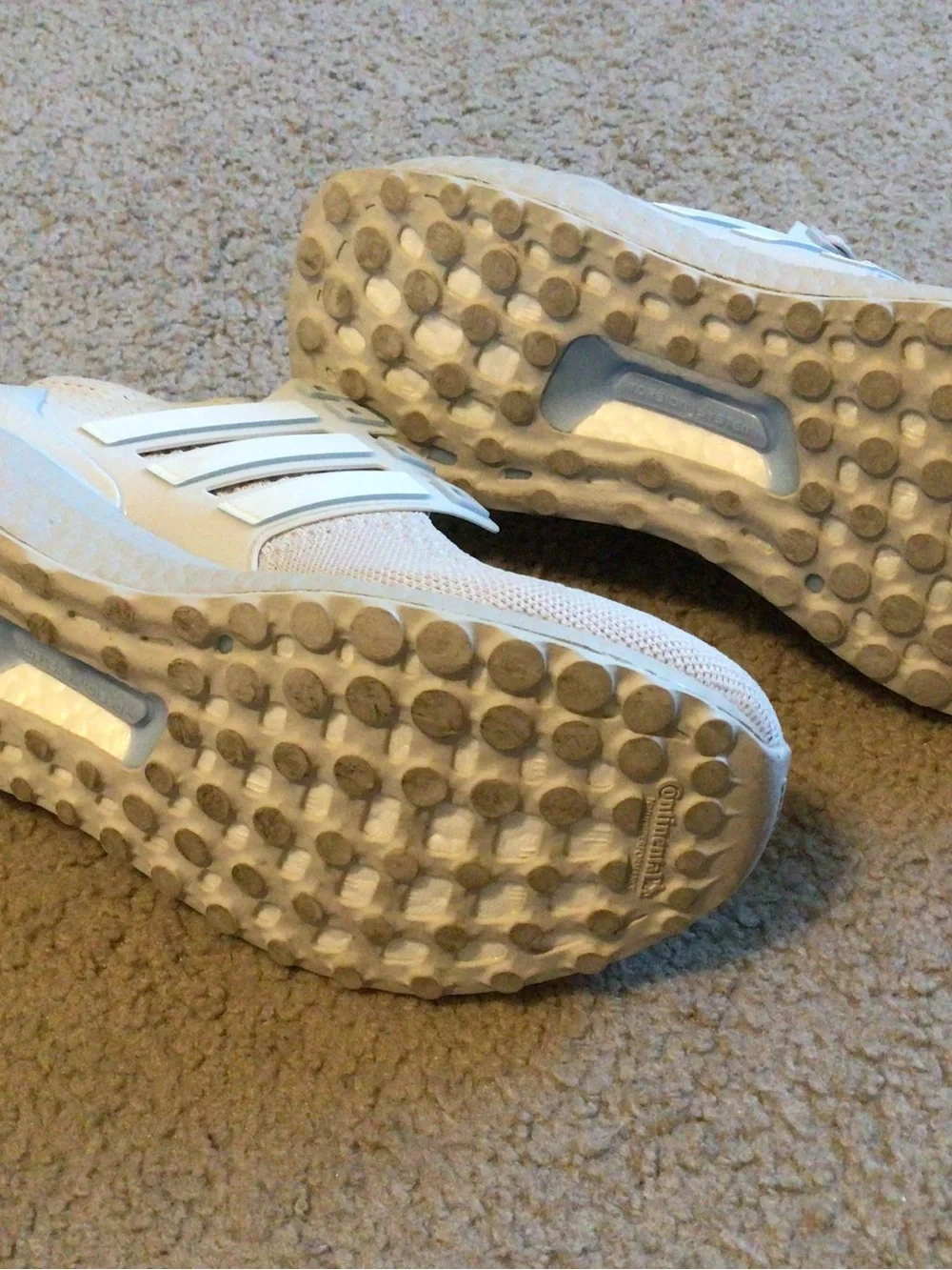 adidas Women’s Ultra Boost Athletic Shoes in Off-White/Grey